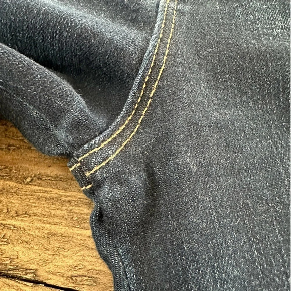 Frame Denim Womens 28/6 Le Sylvie Slender Straight Jeans Stretch Dark LSY230 - Picture 5 of 10